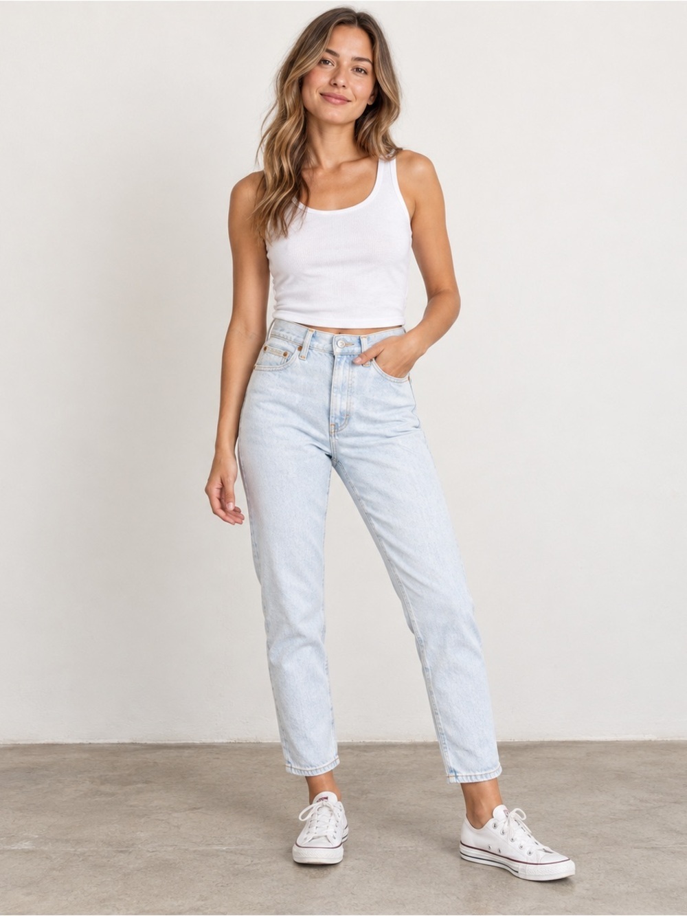 Levis Wedgie Jeans Womens 25 Light Wash High Rise Stretch Ankle